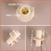 Conector de Tripé para Base de Manequim de Meio Corpo Acessórios de Adereços para Lojas de Roupas Manequim Tubo 2.2 Fivela Ajustável de Plástico