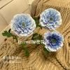 Flor Artificial 3 Cabeças Lótus Orvalhado Rei Carpa Peônia Peônia Persa Salão de Casamento Flor de Seda Decoração de Interiores Flor Artificial