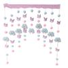 Cortina de porta estilo Ins para meninas, cortina decorativa fofa para quarto, meia cortina para casa, sala de estar sem furos, cortina para pendurar no quarto das crianças