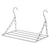 Kaiwang Acero Inoxidable Balcón Tendedero de Calcetines 100 Pinzas Sólido Tendedero de Calcetines Hogar Multi-Clip Tendedero Colgador Pinzas para Calcetines