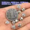 Plata pura s999 Retro seguro Moneda de Cobre Agujero Grande cuentas separadas Cuerda de Mano Trenzada Exquisito hilo Pulsera Hecho a mano diy Accesorios