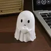 Figura de Juguete de Fantasma con Dedo Medio de Halloween Nueva y de Moda, Linda Decoración de Escritorio, Regalo para Amigos