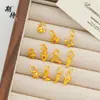 Esperando mucho tiempo no se desvanece boutique diy estrella dorada luna concha amor delfín colgante collar accesorios dorados
