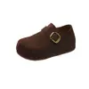 Zapatos de mujer tipo Birkenstock de suela gruesa, que aumentan la altura, de cobertura total, mocasines slip-on nuevos de otoño 2026