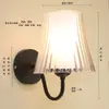 Lâmpada de Parede Plástica para Quarto de Hotel Economizadora de Energia Quarto Simples Criativa Retrô Sala de Estar LED Escada Varanda