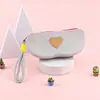 Bolsa de silicona con forma de corazón para guardar gafas, se puede colgar como monedero, producto popular transfronterizo para mujeres, bolsa para guardar gafas de sol y gafas