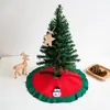 Suprimentos de decoração de Natal transfronteiriços, presentes festivos, saia para árvore de Natal, saia para árvore de 90 cm em tecido não tecido
