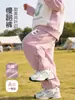 Pantalones de chándal para niñas de nuevo estilo, pantalones largos para niños y bebés para uso en exteriores, pantalones PP para bebés de estilo coreano, ropa para niñas