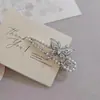 Nuevo y exquisito clip para el pelo de mariposa plateada, fresco y juvenil, para mujer, clip de alta gama para flequillo lateral, accesorio de moda y elegante para el cabello