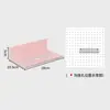 Accesorios para panel perforado ganchos decorativos estante de almacenamiento de agujero redondo organizador de escritorio de montaje en pared pegatinas magnéticas