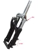 Patinete Eléctrico Plegable 85mm Engranaje Interno Horquilla Delantera Batería de Litio Bicicleta Amortiguador Delantero Horquilla de Suspensión con Frenos de Disco Accesorios de 14 pulgadas
