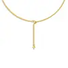 Collar Chopard de Plata de Ley S925 con Colgante Vacío Cadena Ajustable Hecha a Mano en Forma de Y Collar DIY Accesorios para Collares Venta al por Mayor