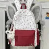 Linda Mochila de Bloques de Color para Niñas, Temática de Estrellas, Estilo Fresco y Lindo, Adecuada para Estudiantes de Preparatoria y Universidad, Mochila Escolar para Niñas de Secundaria