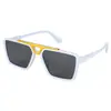 Gafas de Sol Populares Geniales Doble Puente Transfronterizas de Lujo para Hombres y Mujeres Retro de Gama Alta Montura Grande Adelgazantes 131 Rt059