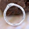 Anillo de Serpiente Elegante para Niña Versátil Lujo Ligero Sensación de Alta Gama Abertura Ajustable Estilo Coreano Nuevo Anillo de Novia