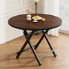 Mesa Plegable, Mesa Redonda, Casa de Alquiler, Mesa de Comedor para el Hogar, Dormitorio, Residencia Estudiantil, Mesa Pequeña Portátil para Exteriores para Apartamentos Pequeños