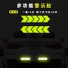 Pegatinas Reflectantes para Coches, Motocicletas, Vehículos Eléctricos, Advertencia Contra Rayones en la Carrocería, Pegatinas Decorativas para Casco con Forma de Estrella, Pegatinas que Brillan en la Oscuridad