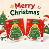 Adesivos temáticos de Natal transfronteiriços, perfeitos para estudantes, podem ser usados para decorações de Natal, para deixar mensagens de Natal e como blocos de notas reutilizáveis