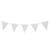 Bandera de Papel con Cuerda Triangular Dorada y Plateada, Rosa Cebolla Dorada, Negra, Decoración de Fiesta, Banderín de Tirar