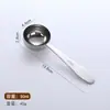 Juego de cucharas medidoras de acero inoxidable 304, 6 piezas, con varios tamaños y marcas, para hornear, medir ingredientes y dispensar leche en polvo o café