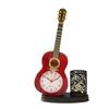 Despertador Creativo Contenedor de Lápices Violín Cubeta de Almacenamiento de Escritorio para Estudiantes Oficina Adornos de Reloj de Escritorio Regalos de Vacaciones