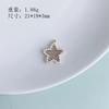 DIY acessórios de jóias atacado estrela lua urso arco liga incrustada strass pérola tag pingente