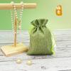Bolsas de Linho Coloridas com Cordão para Atacado com Logo Impresso, Bolsas de Armazenamento com Cordão, Bolsas para Joias, Bolsas de Maquiagem