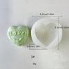 Moño Rosa Corazón Vela Molde de Silicona DIY Fondant Mousse Horneado Decoración Molde de Jabón en Forma de Corazón