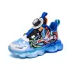 Zapatillas Deportivas de Dibujos Animados para Niños 2026 Otoño Zapatillas de Correr Luminosas para Niños Zapatillas Ligeras Antideslizantes con Felpa