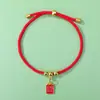 Joyería de Cuerda Multicolor Tejida a Mano en Nuevo Estilo Chino, Diseño Unisex, Moda Nacional de Tendencia, Accesorio de Mano de Estilo Nicho