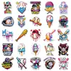 50 piezas de calcomanías de béisbol con efecto de goteo, coloridas y geniales, venta al por mayor transfronteriza, calcomanías decorativas para cuadernos, computadoras y cascos