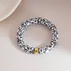 Pulseras Redondas de Acrílico Estampado Transfronterizas Europeas y Americanas, Pulseras de Moda, Sencillas, Personalizadas, Versátiles con un Diseño Único, Accesorios de Mano de Nicho