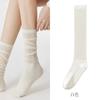 Calcetines de verano ultrafinos de pantorrilla, estilo ballet, mocasines Mary Jane, calcetines apilados, medias de punto sin varillas a rayas JK