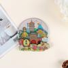 Imanes de Nevera de Madera de Henan, Imanes Personalizados de Ciudades Chinas, Imanes de Resina Culturales y Creativos de Luoyang y Kaifeng, Souvenirs de Atracciones Turísticas