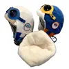 Gorra de Piloto para Niños Cálida de Invierno para Exteriores Cortavientos Lei Feng Otoño e Invierno Protección para las Orejas Forrada de Polar Esquí Niñas