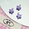 Pendente Colorido de Liga Metálica com Rosto Sorridente de Estrela Tinta Spray Dopamina DIY Acessórios de Joias Feitos à Mão Pulseira Corrente de Celular Material