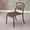 Silla con respaldo, taburete bajo, silla de ratán para ocio, silla de comedor, silla pequeña de ratán, hecha a mano, oferta especial para uso doméstico, sala de estar, balcón