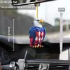 Novo Pingente de Carro Águia Americana Acrílico Plano Transfronteiriço Pingente Decoração de Casa