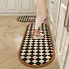 Tapete de Chão de Cozinha de Terra de Diatomáceas Especial, Absorvente de Água, Antiderrapante, Resistente a Óleo, Não Lavável, Limpável com Pano, Resistente à Sujeira, Estilo Americano de Luxo, Transfronteiriço
