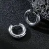 Transfronterizo 1 par de ear cuffs de acero inoxidable aretes de 5 mm unisex modernos clásicos set para hombre Amazon Temu más vendido