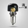 Timbre de bicicleta, timbre de cobre vintage, bocina súper ruidosa para bicicleta de montaña, accesorio para andar en bicicleta de piñón fijo, equipo de ciclismo