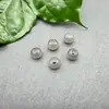 Cuentas redondas de piedra natural de 8 mm con agujero grande, cuentas sueltas con agujero pasante de 3 mm, para ensartar pulseras DIY, accesorios de manualidades para joyería hecha a mano