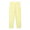 Moda Femenina Transfronteriza Estilo Europeo y Americano Pantalones Rectos Casuales de Cintura Alta Versátil Clásico Multicolor Largos 7901532