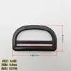 En Stock, Entrega Rápida: Accesorios para equipaje, Hebilla de anillo en D semicircular de plástico, Hebilla ajustable, Hebilla pentagonal para mochila, Hebilla para equipaje, Hebilla de anillo en D de flor de ciruelo