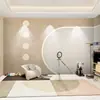 Papel pintado estéreo 3D de alta calidad para adelgazar y moldear el cuerpo, papel pintado para salón de belleza, estilo crema, pared de fondo para estudio de belleza