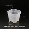 Vaso quadrado raso extragrosso multiespecificação, vaso de plástico para jardinagem, vaso de flores quadrado carnudo, preto e branco transparente de corte