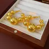Aretes Ovalados de Acrílico con Patrón de Aguja Plateada, Aretes Sencillos Retro de Alta Gama, Casuales y Versátiles, Aretes Elegantes para Mujer