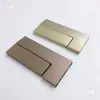 Cubierta de Clip para Puerta de Vidrio de Acero Inoxidable 304, Placa Pequeña de Cubierta de Clip para Puerta, Cubierta de Bisagra para Puerta de Vidrio, Clip Superior, Clip Inferior, Clip Curvo, Placa de Hebilla