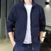 Forro de Chaqueta Chaqueta de Forro Polar para Hombre Primavera, Otoño e Invierno Exterior Terciopelo Engrosado Doble Cara Cuello Alto Cárdigan Forro Polar Chaqueta de Forro Polar