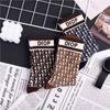 Meias de exterior populares online estilo europeu da moda combinam com tudo personalidade da moda personalidade retrô outono e inverno quentes com letras meias femininas